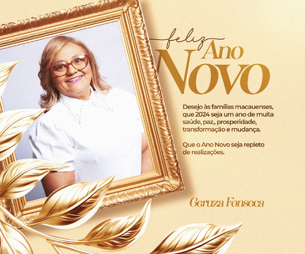 Mensagem de Ano Novo de Geruza Fonseca