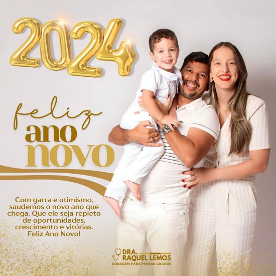 Mensagem de Ano Novo da Drª Raquel Lemos