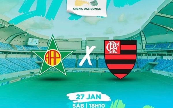 Mais de 21 mil ingressos foram vendidos para o jogo Flamengo e Portuguesa em Natal