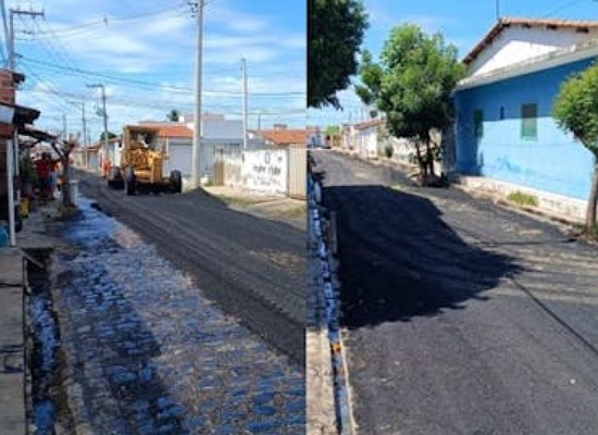 Prefeitura de Alto Rodrigues investe em obras de infraestrutura e pavimentação asfáltica