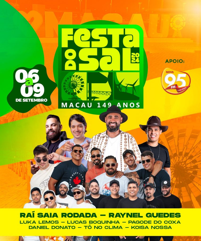 Em novo formato, prefeitura apresenta programação oficial da Festa do Sal