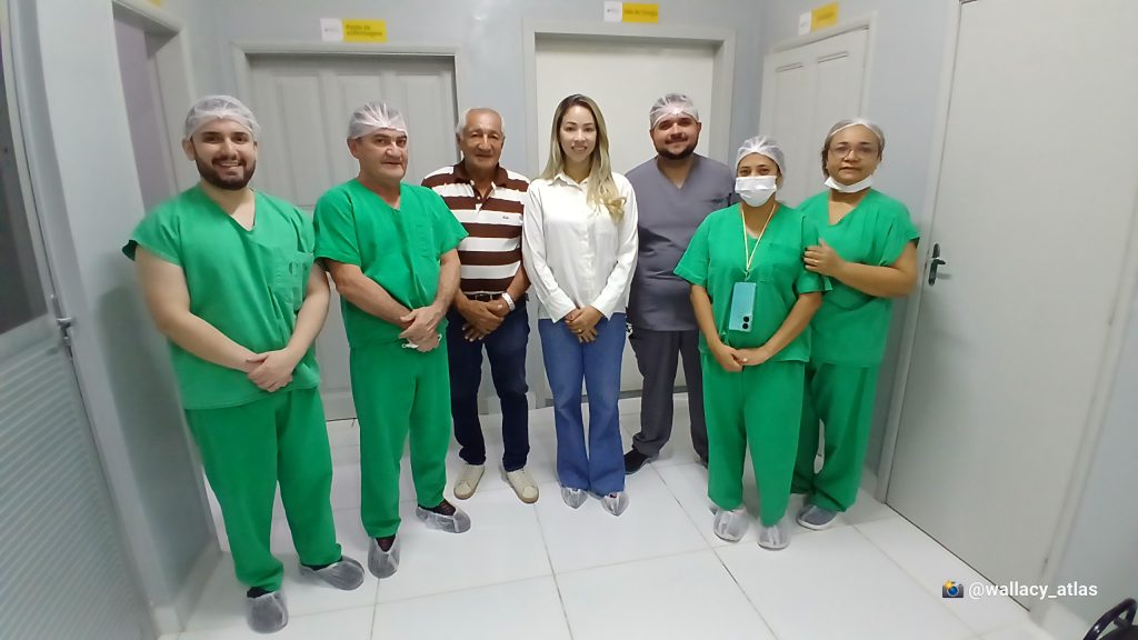 Macau: Secretária de Saúde Pollyana Macedo e vice-prefeito Raimundo visitam HAF