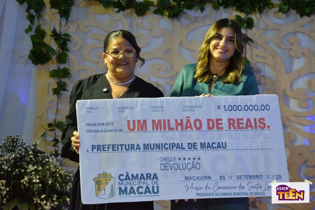 Ceição Lins faz história; Câmara devolve R$ 1 milhão à Prefeitura