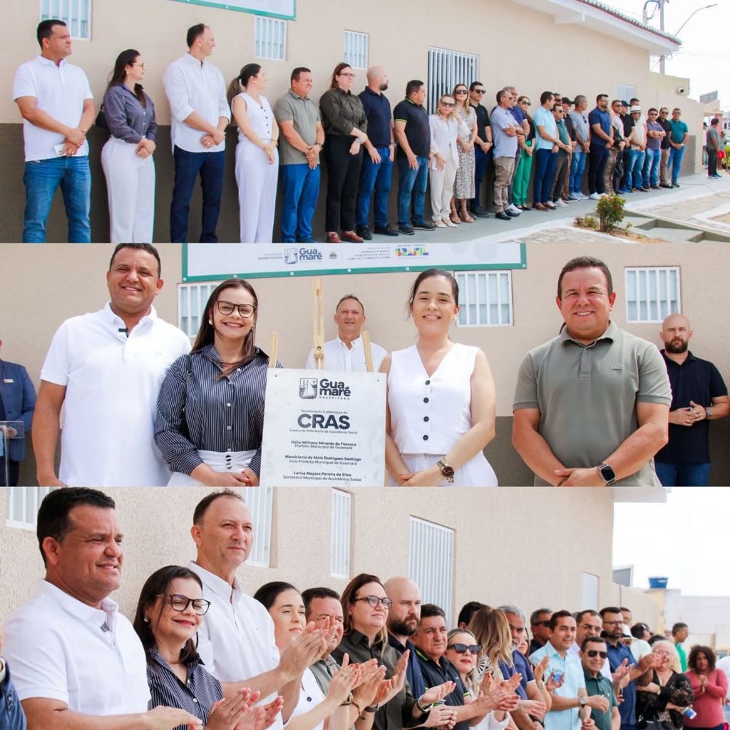 Guamaré: Câmara se faz presente na inauguração do novo CRAS