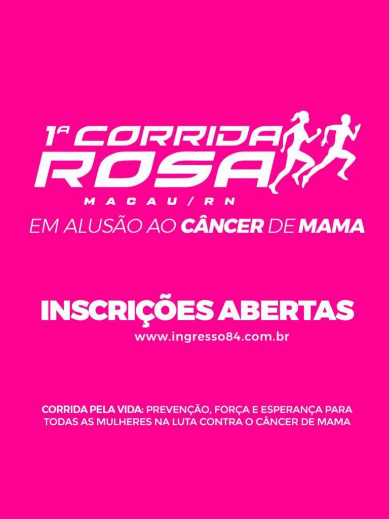 Macau: Corrida e Caminhada Rosa acontecerá em outubro, mês alusivo ao combate do câncer de mama