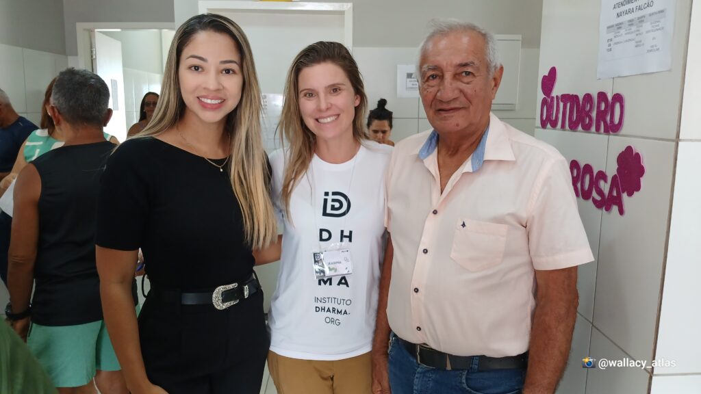 Macau: Vice-prefeito Raimundo acompanha ações em Saúde do Instituto Dharma em Diogo Lopes