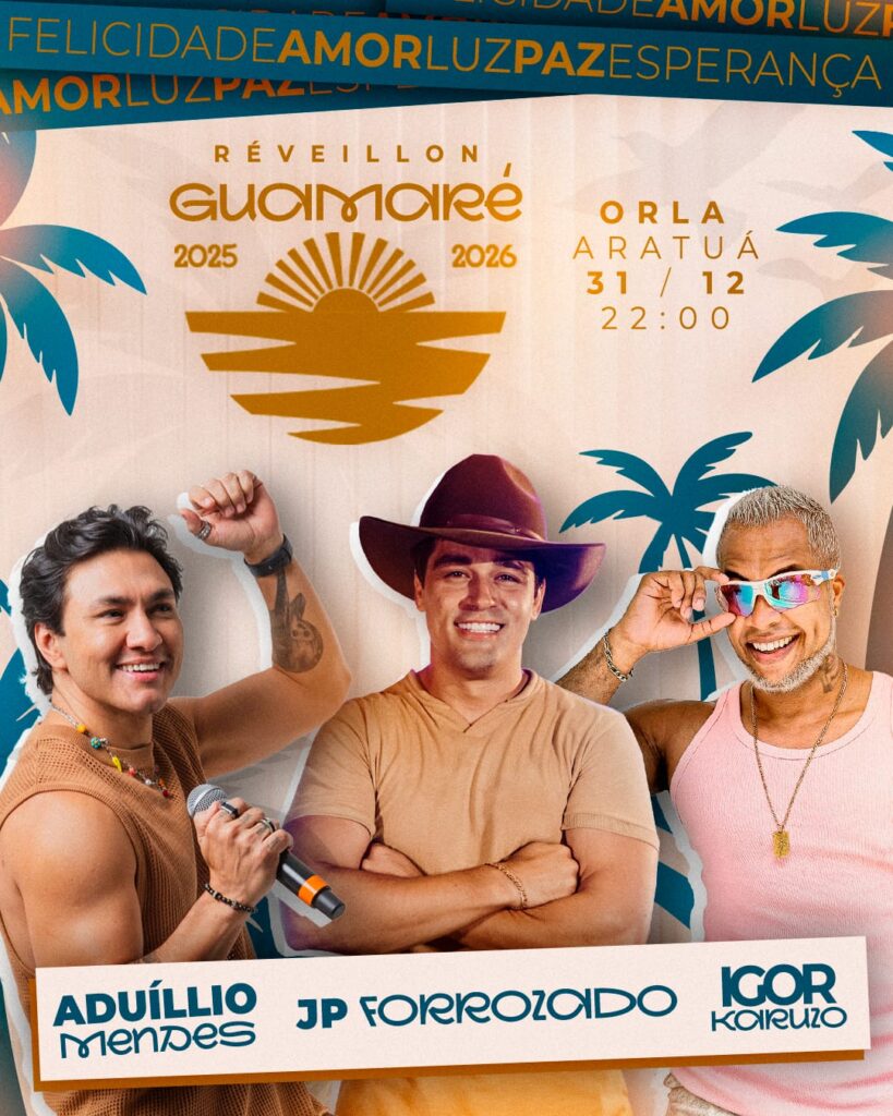 Guamaré: Festa na virada de ano até o primeiro sol de 2026