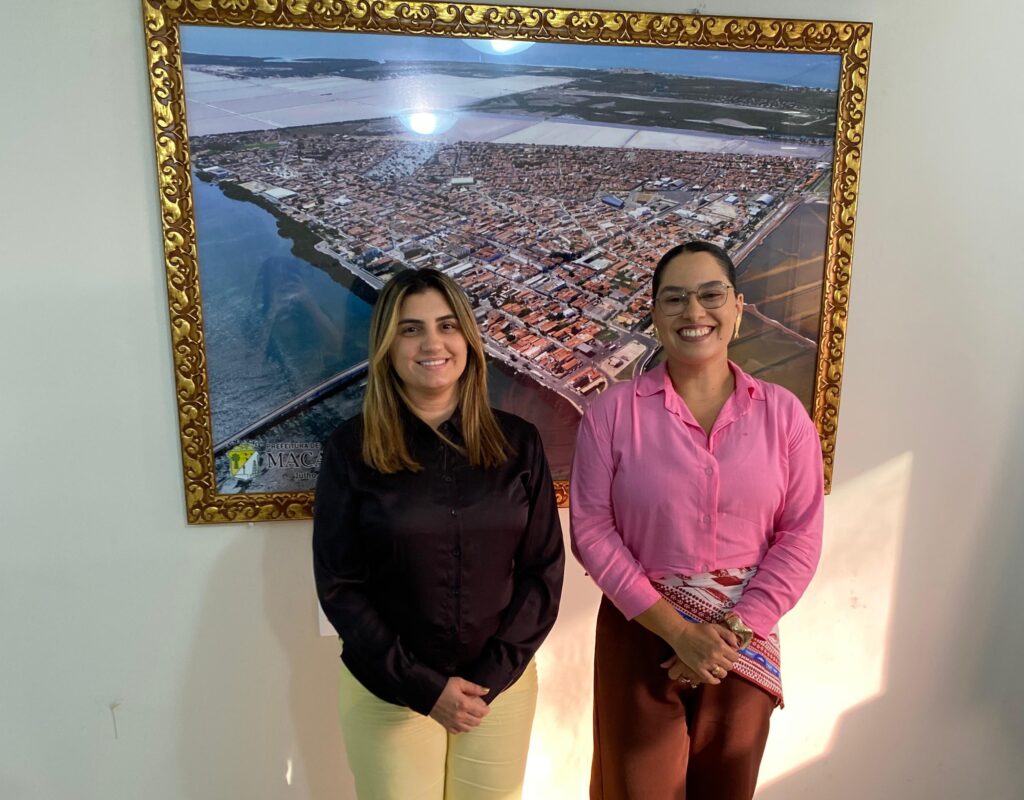 Macau: Erilânia Marreiro se reúne com a prefeita Flávia Veras e anuncia benefícios para o setor de pesca e aquicultura no município