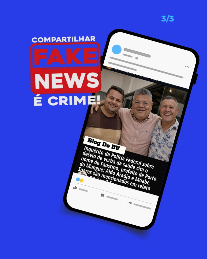 Blogueiro apaga postagem fake de ataque covarde ao prefeito de Porto do Mague