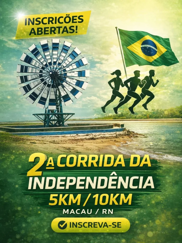 Macau: 2ª Corrida da independência acontecerá dia 06 de setembro e inscrições já estão abertas