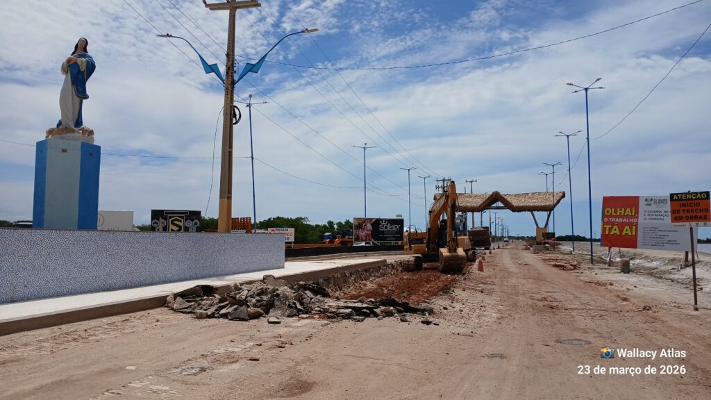 Macau: Governo do RN inicia obras de recuperação na estrada da Praia de Camapum