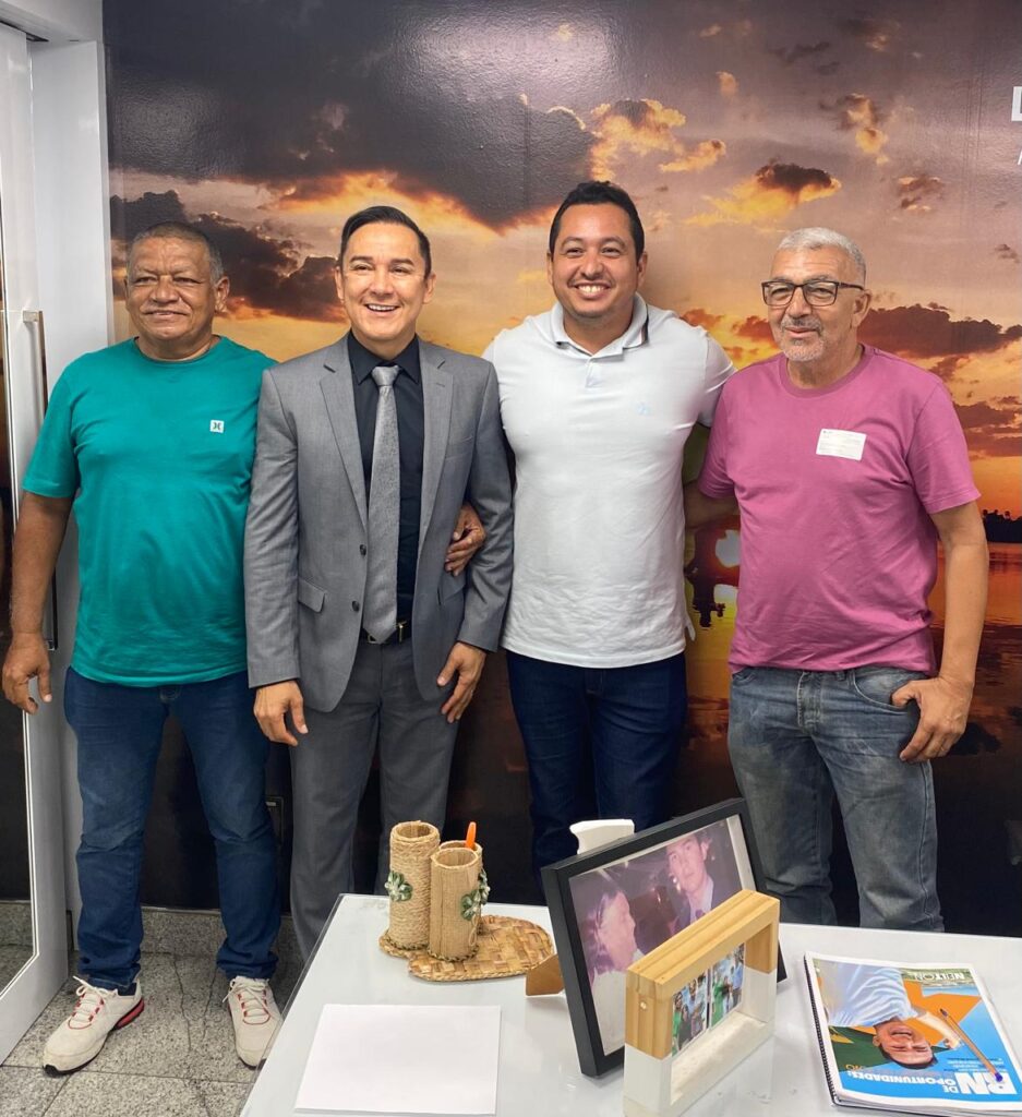 ​Comitiva de Macau articula benefícios para o município em audiência com o deputado estadual Neilton Diógenes