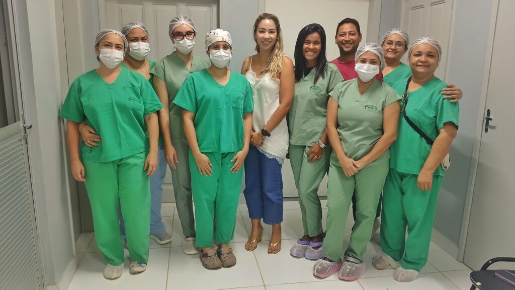 Macau: Secretária de Saúde, Pollyana Macedo acompanha trabalhos no Hospital Antônio Ferraz