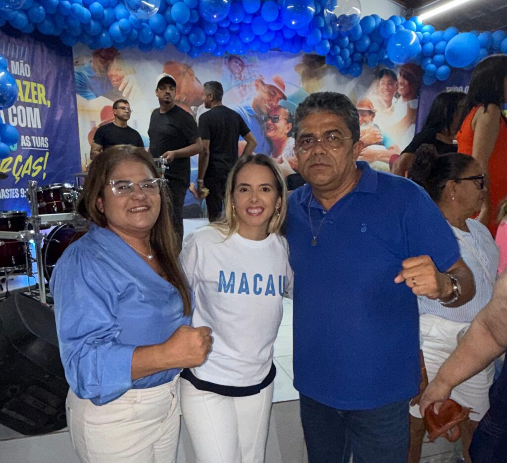 Presidente da Câmara de Macau, Ceição Lins reúne grupo político e declara apoio a Cíntia Pinheiro