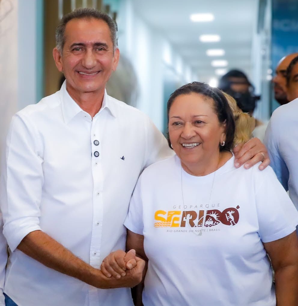 Governadora e Ministro visitam as obras da Adutora do Agreste