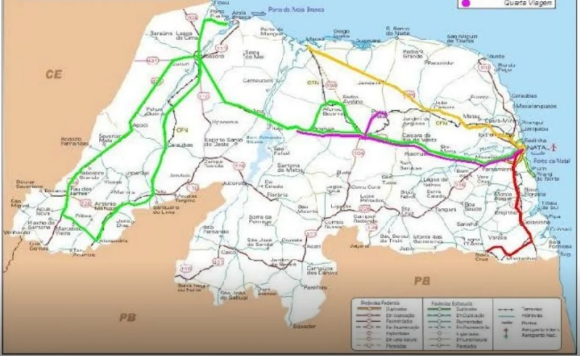 Inclusão da ferrovia Natal–Macau em programa federal reacende expectativa de retomada do transporte ferroviário no RN