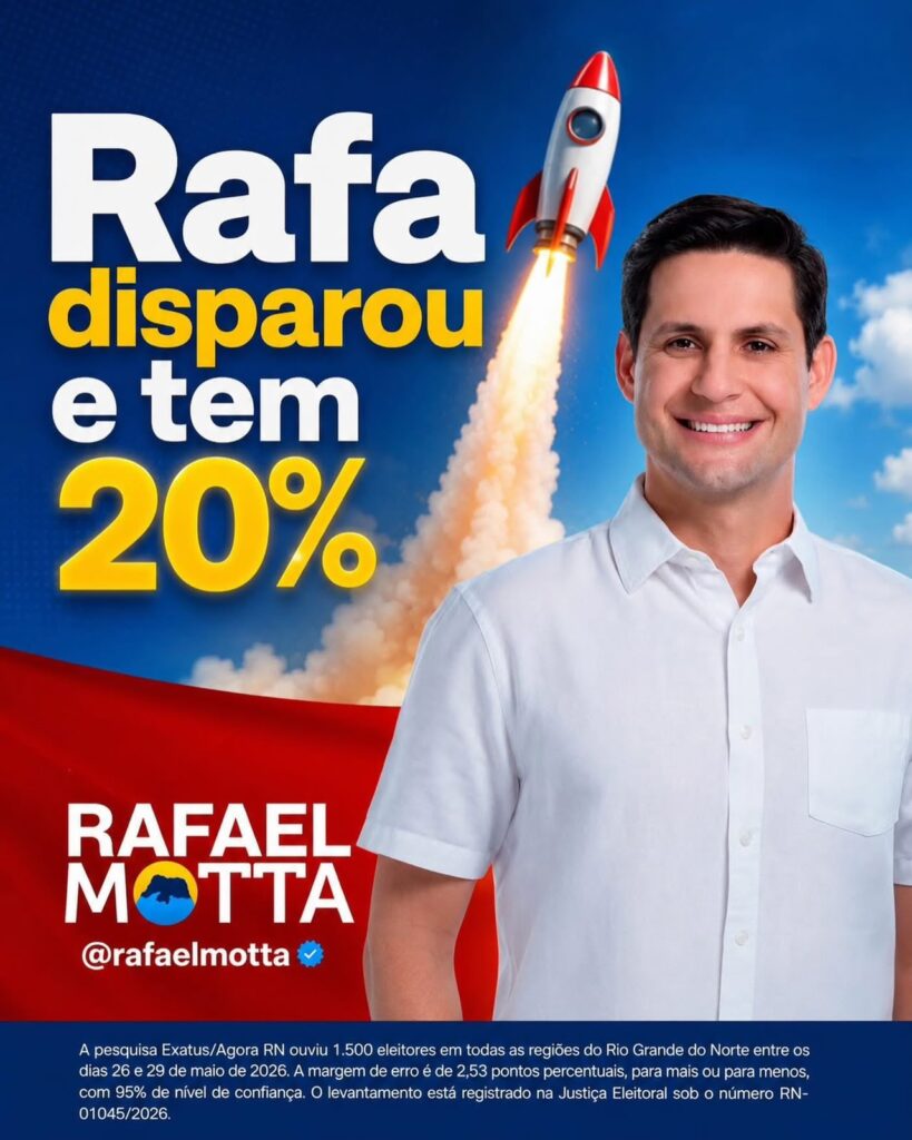 RN: Rafael Motta cresce e consolida sua pré-candidatura ao Senado
