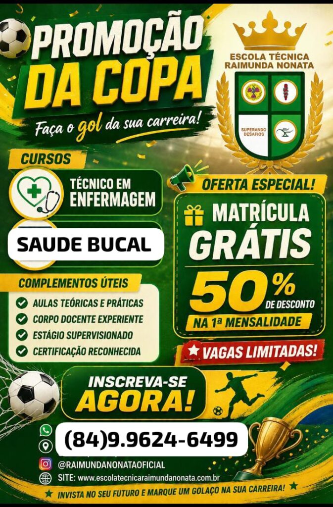 Escola Técnica Raimunda Nonata lança promoção para cursos técnicos em Enfermagem e Saúde Bucal em Macau