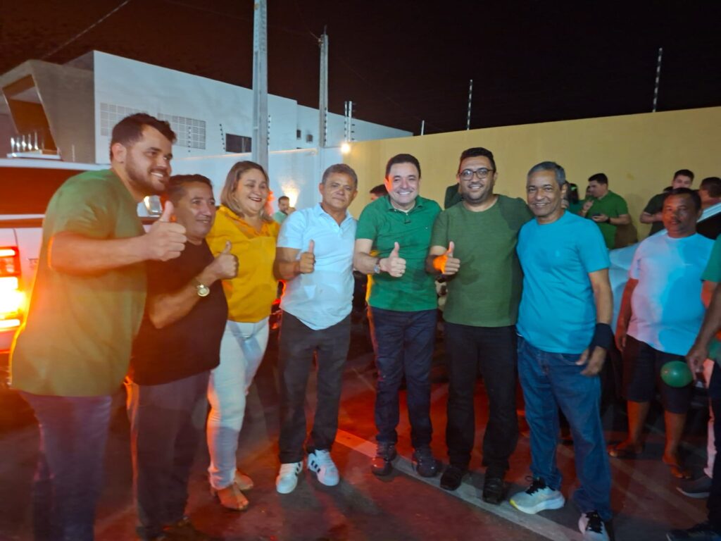 Comitiva de Macau prestigia encontro político de Bibiano em Serra do Mel