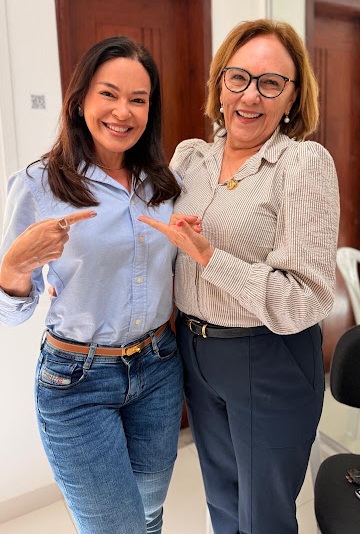 Odete Lopes é oficializada como suplente de Zenaide Maia e reforça chapa ao Senado