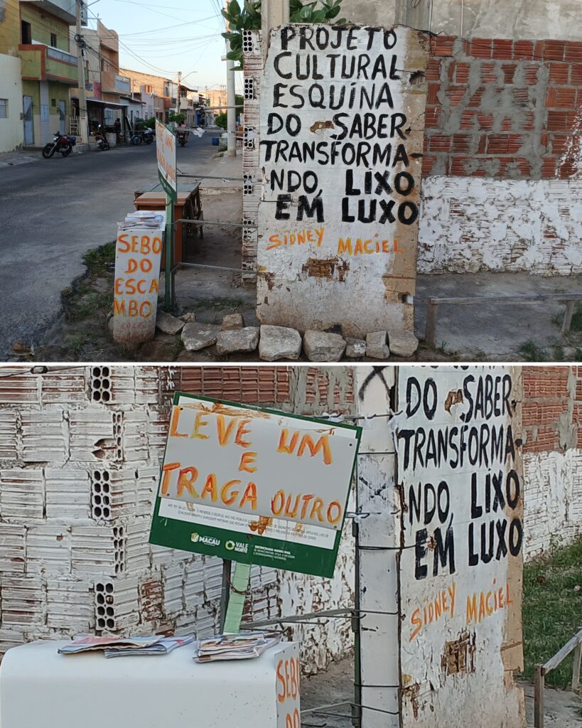 Em Macau, projeto transforma antigo ponto de descarte de lixo em espaço de incentivo à leitura