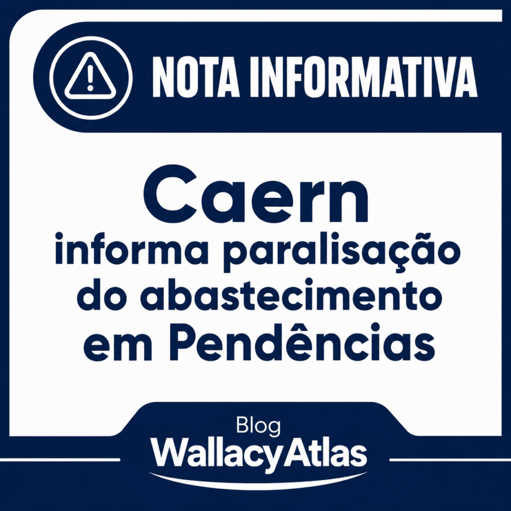 Caern realiza parada programada no abastecimento de água de Pendências, em 18 de agosto