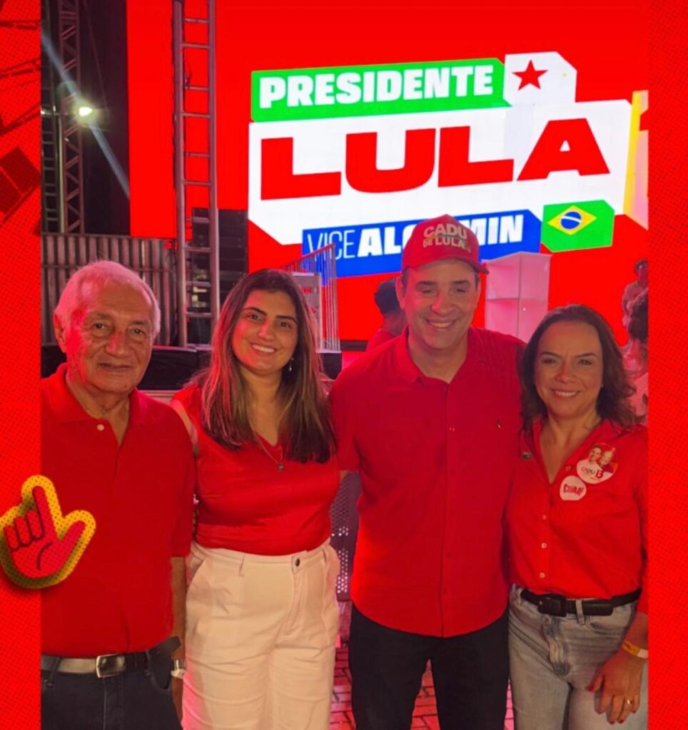 Flávia Veras e Raimundo Nonato prestigiam lançamento da chapa de Lula no RN
