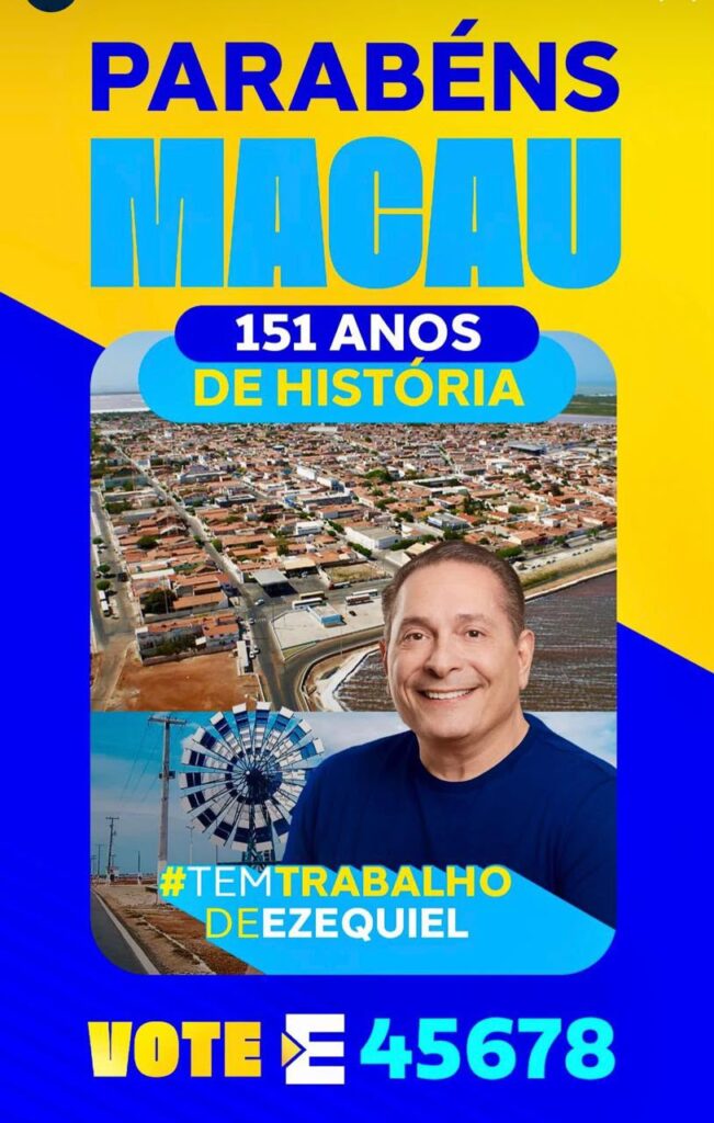 A homenagem de Ezequiel Ferreira nos 151 anos de Macau