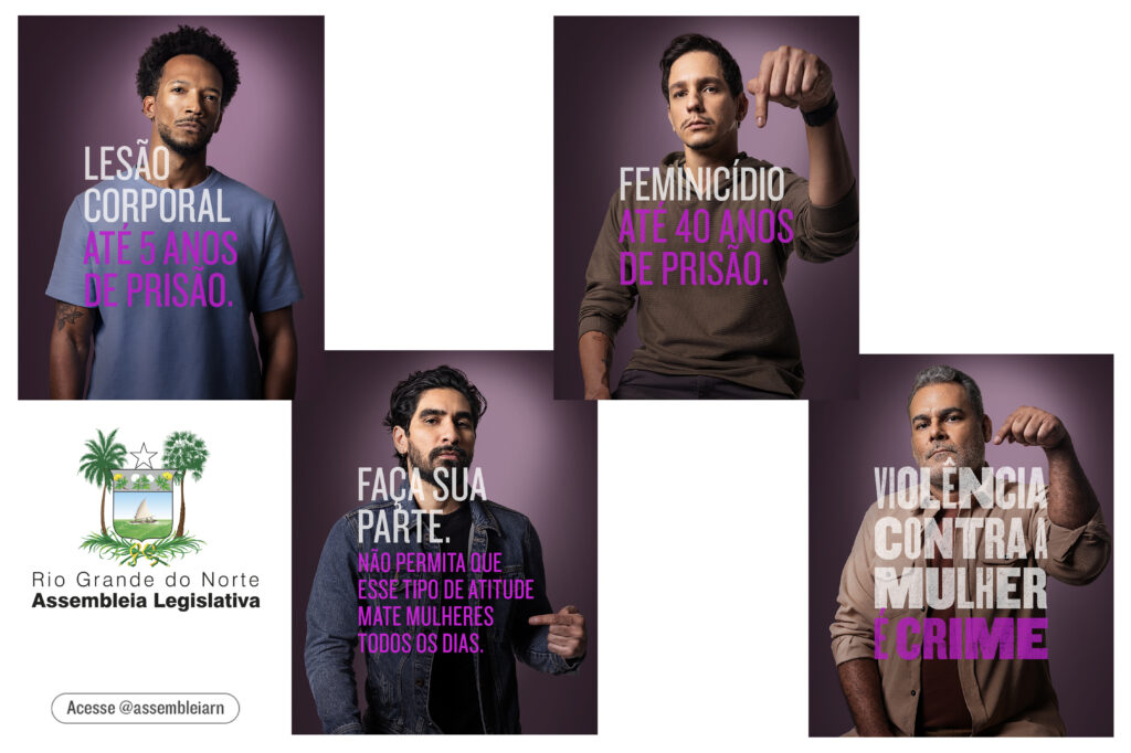 ALRN lança campanha que convoca homens a combater a violência contra a mulher